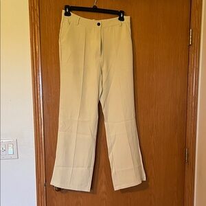 Chic Cream Wide Leg Women's Pants